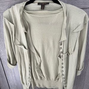 Louis Vuitton Cardigan with short sleeve undershirt size small